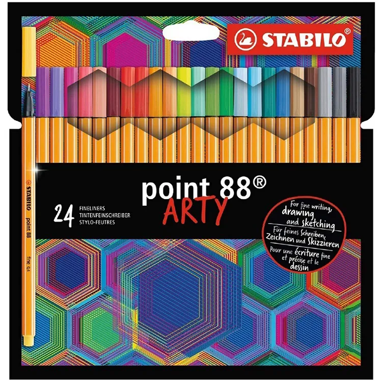 STABILO POİNT 88 ARTY 24 RENK KEÇE UÇLU KALEM 8824/1-20