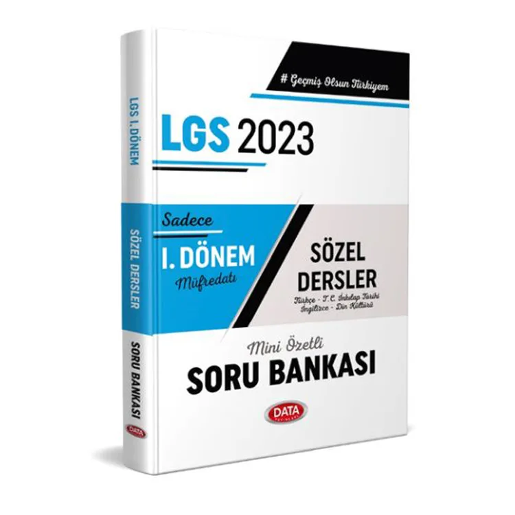 DATA 8. SINIF LGS 2023 1. DÖNEM SÖZEL SORU BANKASI