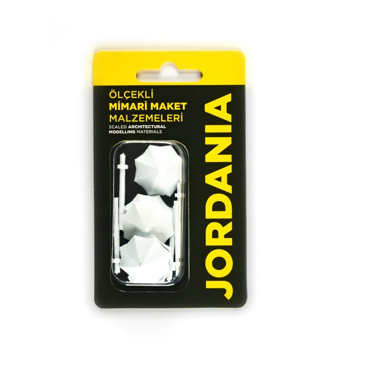 JORDANIA MAKET JE04-MT100B ŞEMSİYE BEYAZ 1/100