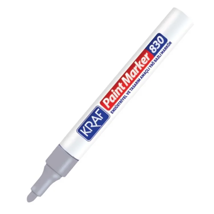 KRAF 830 PAINT MARKER KALEM GÜMÜŞ