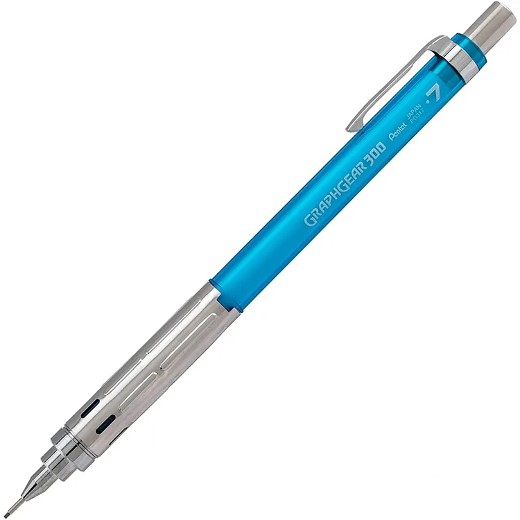PENTEL GRAPHGEAR PG317-TSX 0.7mm TEKNİK ÇİZİM VERSATİL KALEM GÖK MAVİ