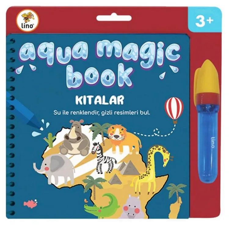LİNO TFL-1001 AQUA MAGIC BOOK KITALAR (SİHİRLİ BOYAMA KİTABI)