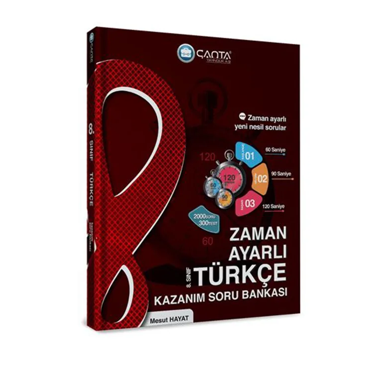 ÇANTA 8. SINIF TÜRKÇE ZAMAN AYARLI KAZANIM SORU BANKASI