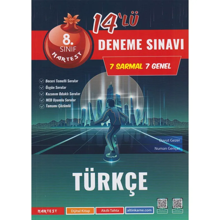 NARTEST 8. SINIF MOD TÜRKÇE 14'LÜ DENEME