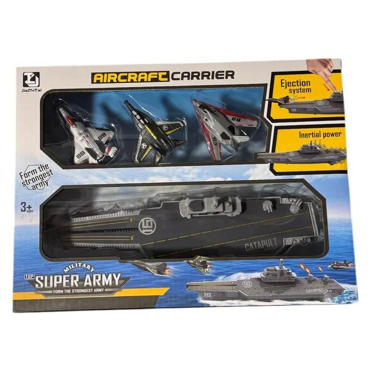 MEGA T063 SUPER ARMY AIRCRAFT CARRIER UÇAK GEMİSİ 24cm 3+