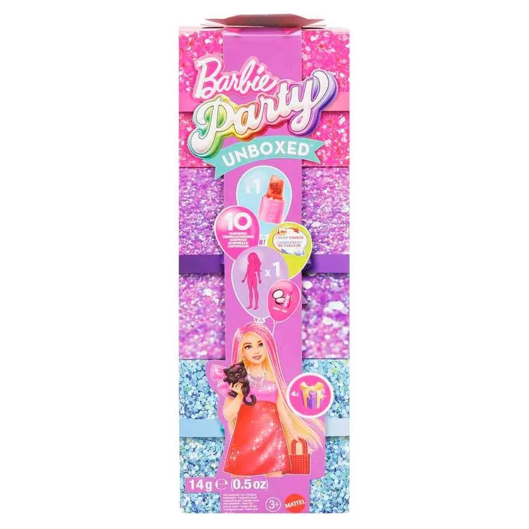MATTEL JFG68/JFY68 BARBIE PARTİ KUTUSU OYUN SETİ 3+