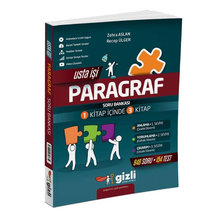 GİZLİ 8. SINIF USTA İŞİ PARAGRAF SORU BANKASI