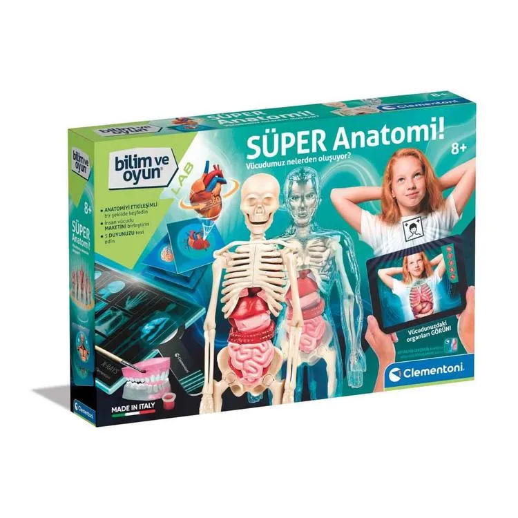 CLEMENTONI 64474 BİLİM VE OYUN - SÜPER ANATOMİ