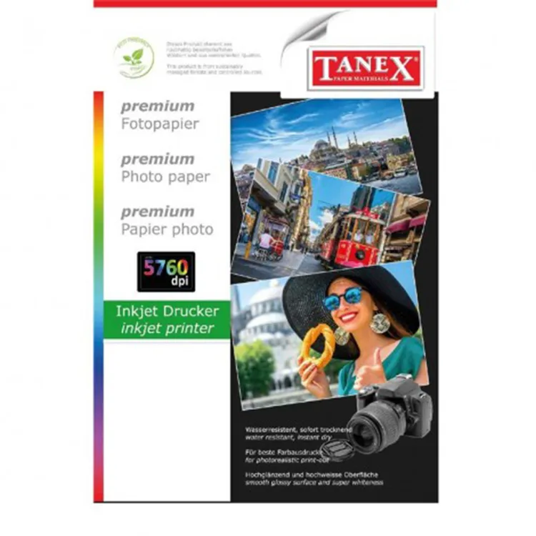 TANEX A4 PREMIUM FOTOĞRAF KAĞIDI 150GR 210X297MM 25'Lİ