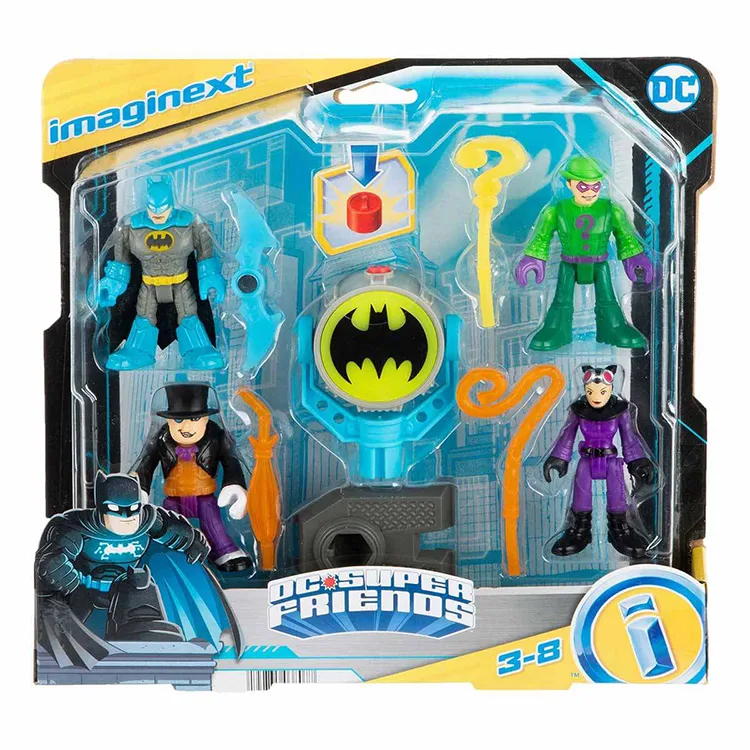 MATTEL HFD47 IMAGINEXT DC SUPER FRIENDS BAT-TECH BAT-SIGNAL FİGÜR SETİ