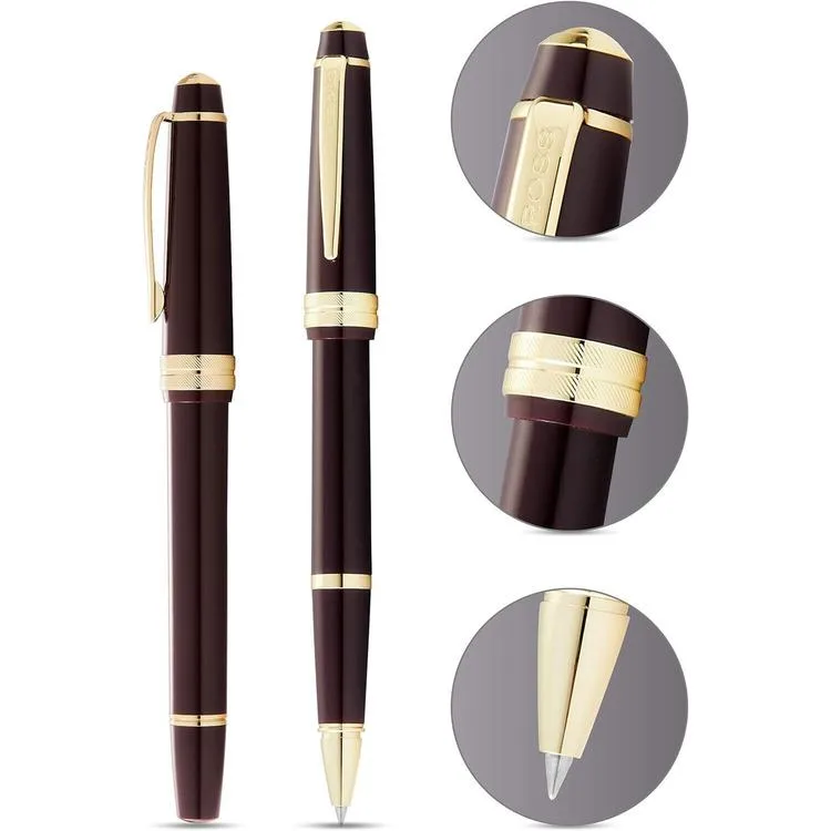 CROSS AT0745-11 BAILEY DARK BORDO ALTIN ROLLER KALEM