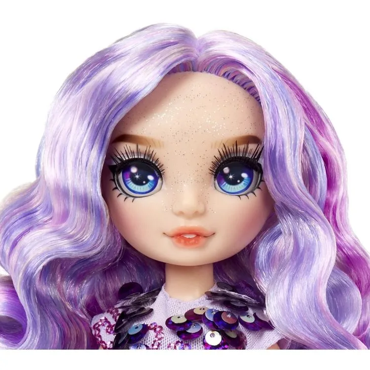 RAINBOW HIGH 120223 VİOLET WILLOW MODA BEBEK PARLAK SLIME VE EVCİL HAYVAN 3+
