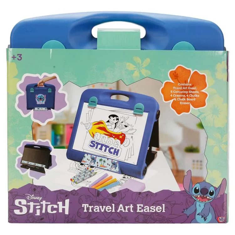 SUNMAN 1057003 SAMBRO SEYAHAT RESİM ŞÖVALESİ ÇOCUK HOBİ SETİ DISNEY STITCH 3+