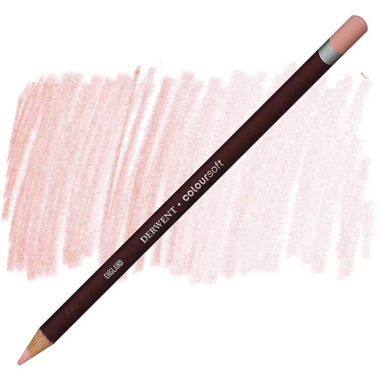 DERWENT COLOURSOFT - YUMUŞAK KURUBOYA KALEMİ- BLUSH PINK C180