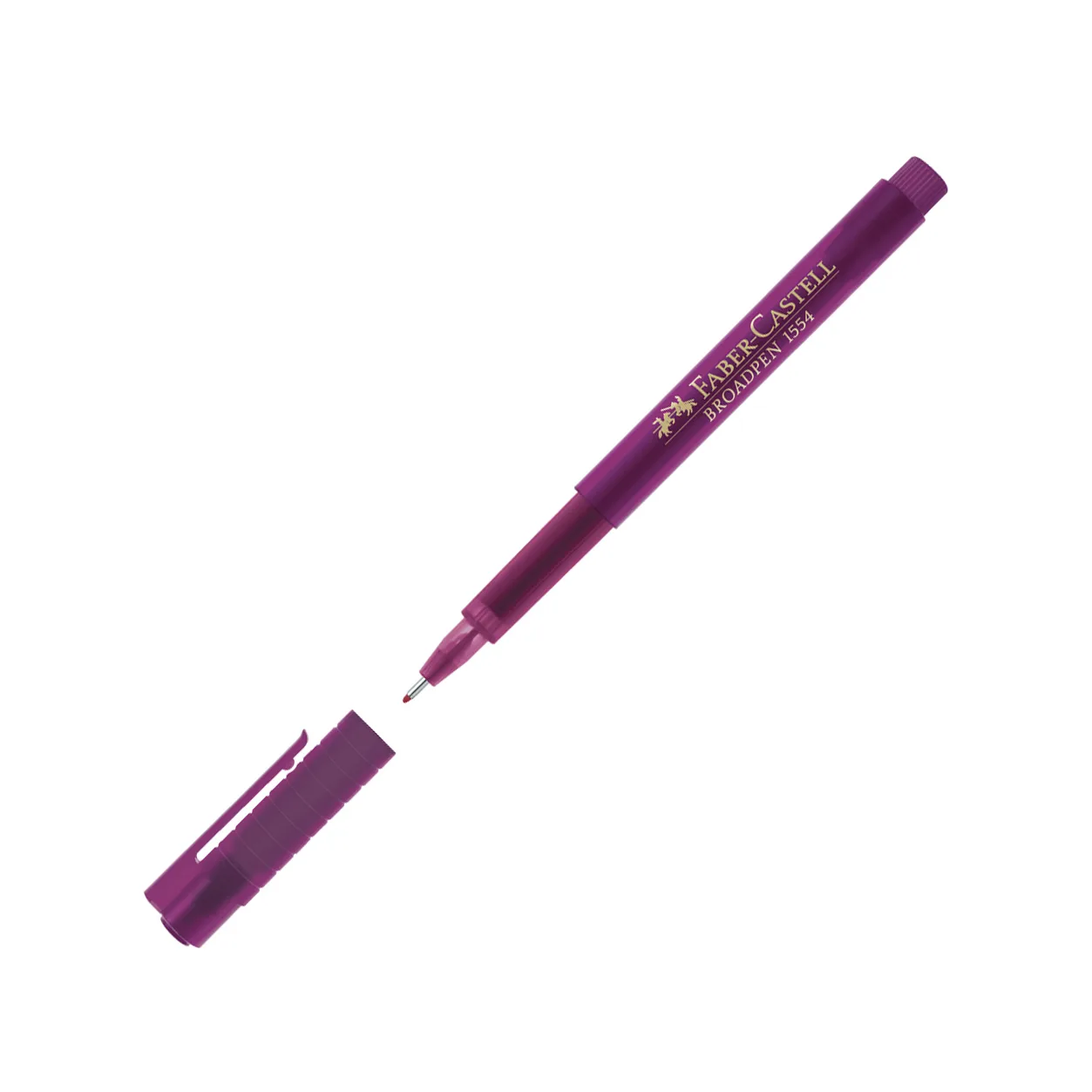FABER CASTELL 1554 BROADPEN 0.8mm. MAGENTA