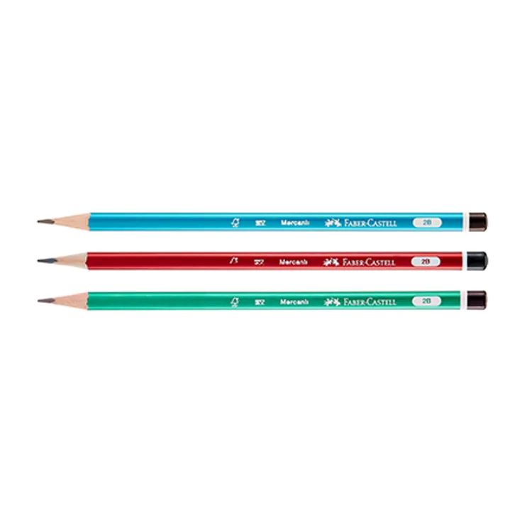 FABER CASTELL ÜÇGEN KURŞUN KALEM 2B MERCANLI 2160