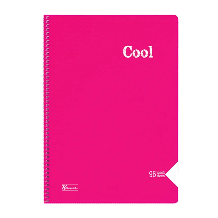 KESKİN COOL PP KAPAK SPİRALLİ DEFTER A4 96 YP. ÇİZGİSİZ
