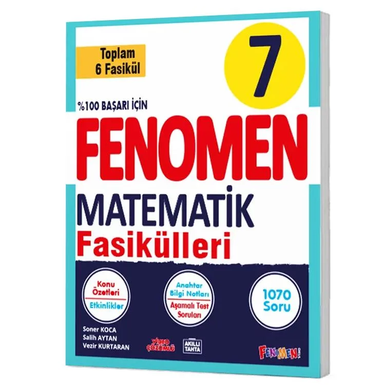 FENOMEN 7. SINIF MATEMATİK FASİKÜLLERİ SETİ 6 FASİKÜL