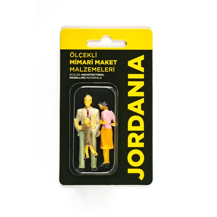 JORDANIA MAKET JE01-İB1030A BOYALI İNSAN AİLE 1/030