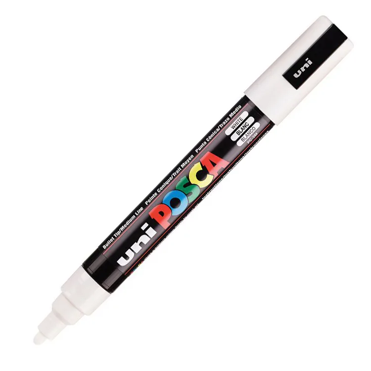 UNİ POSCA SU BAZLI POSTER MARKER 1.8-2.5 BEYAZ PC-5M