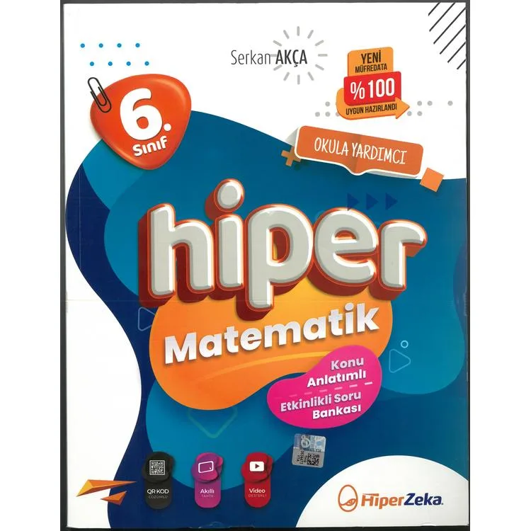 HİPER ZEKA 6. SINIF HİPER MATEMATİK KONU ANLATIMLI ETKİNLİKLİ SORU BANKASI