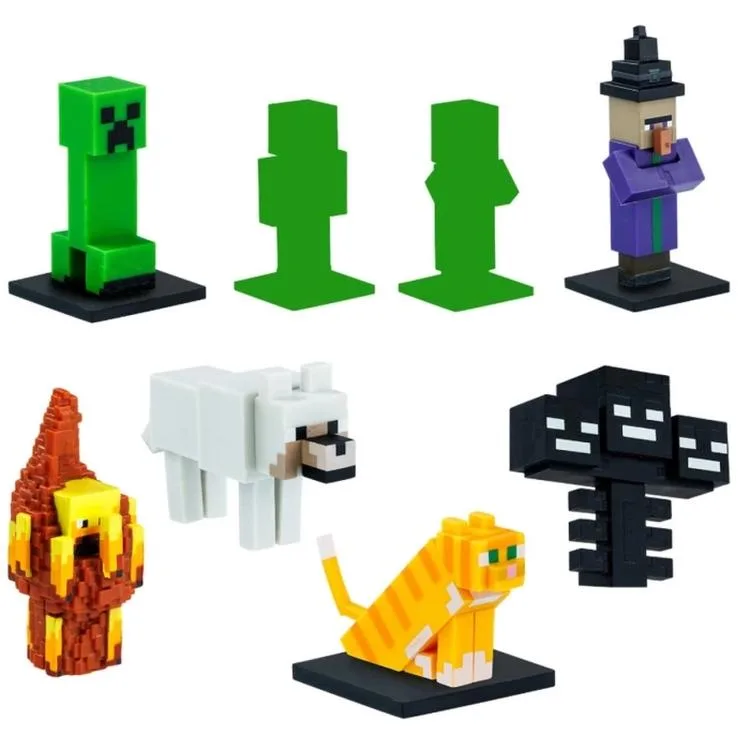 NECO MINECRAFT MC2070 TOPPEEZ 3D FİGÜR KALEM BAŞLIĞI 8 'Lİ DELÜKS SET 8+