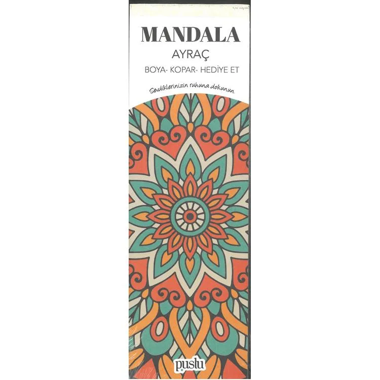 PUSLU YAY. MANDALA AYRAÇ (BOYA-KOPAR HEDİYE ET ) - DESENLER