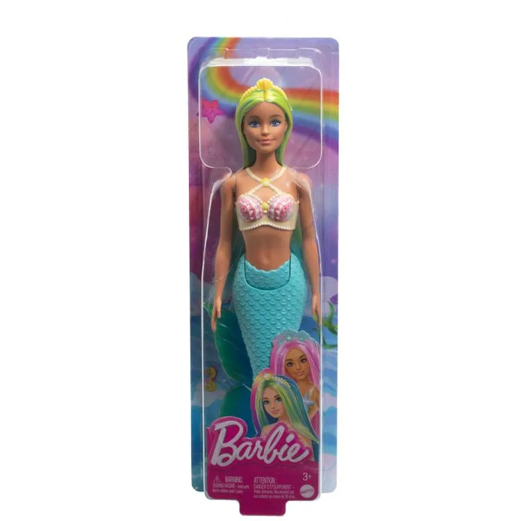 MATTEL HRR02 HRR03 BARBIE DENİZ KIZI BEBEKLER MAVİ KUYRUK 3+