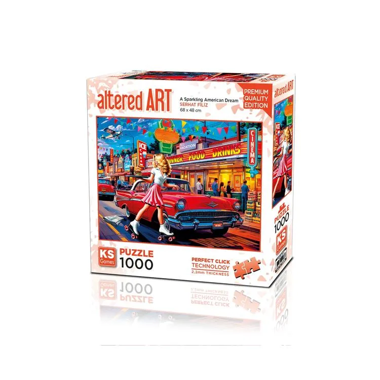 KS GAMES 20838 A SPARKING AMERICAN DREAM 68x48cm YAPBOZ/PUZZLE 1000 PARÇA