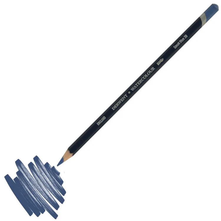 DERWENT NEW WATERCOLOUR PENCIL- SULUBOYA KALEMİ- SMALT BLUE 30
