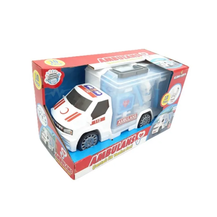 KING TOYS MRT-66 AMBULANS ARACI ÇANTALI İLK YARDIM SETİ 10 PARÇA 3+