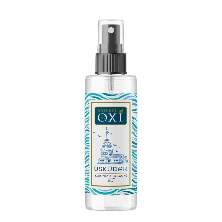 OXİ NATURAL PREMİUM 80° KOLONYA 150ML PET ŞİŞE KUTULU - ÜSKÜDAR