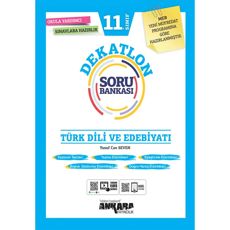 ANKARA 11.SINIF TÜRK EDEBİYATI DEKATLON SORU BANKASI