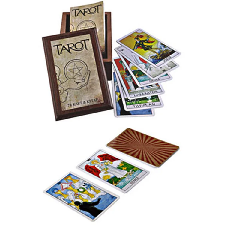 DELTA TAROT KİTAP VE 78 KART AHŞAP KUTULU