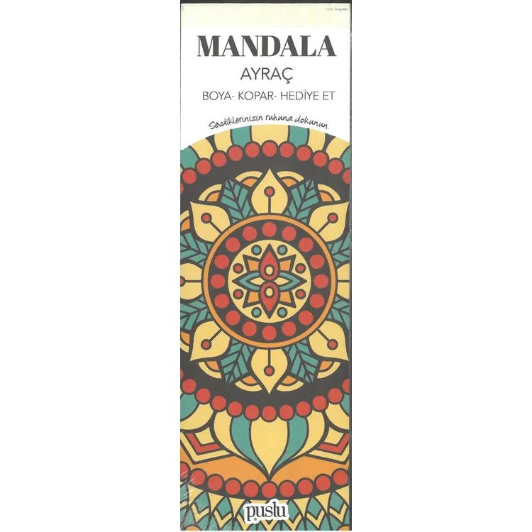 PUSLU YAY. MANDALA AYRAÇ (BOYA-KOPAR HEDİYE ET ) - RENK CÜMBÜŞÜ