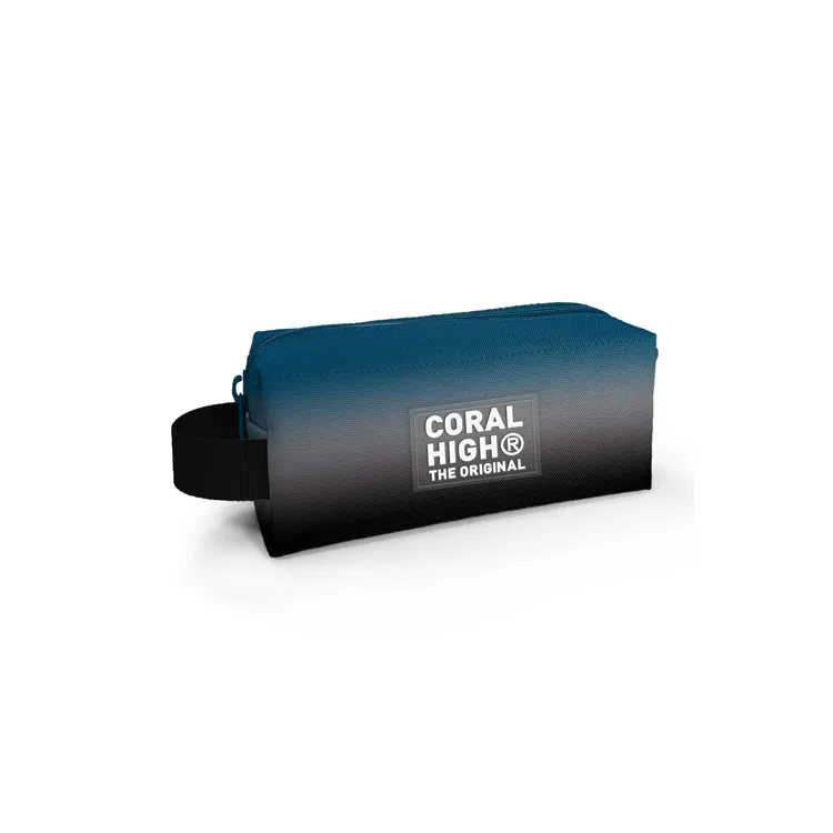 CORAL HIGH 22082 KIDS NEFTİ GRİ RENK GEÇİŞLİ TEK BÖLMELİ KALEM ÇANTASI