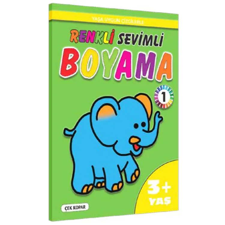 RENKLİ SEVİMLİ BOYAMA 1 - 3+ YAŞ