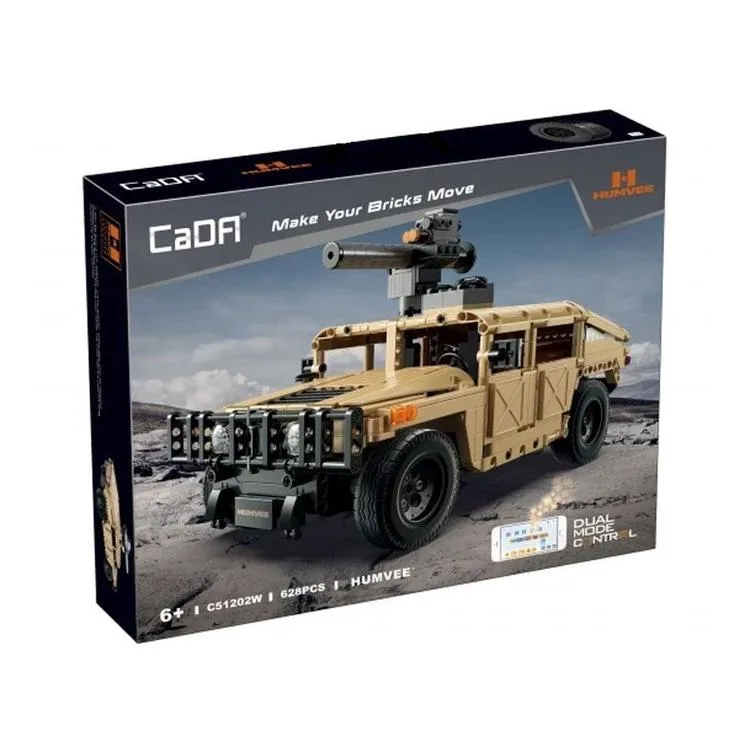 VAGONLIFE CADA C51202W HUMVEE 628 PARÇA BLOCK OYUNCAK 6+