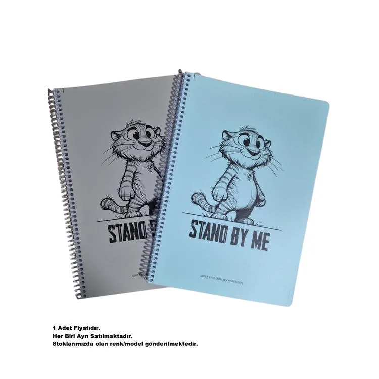 GIPTA STAND BY ME SPİRALLİ PP. KAPAK A4 80 YP. ÇİZGİLİ DEFTER - 7982 (TEKLİ)