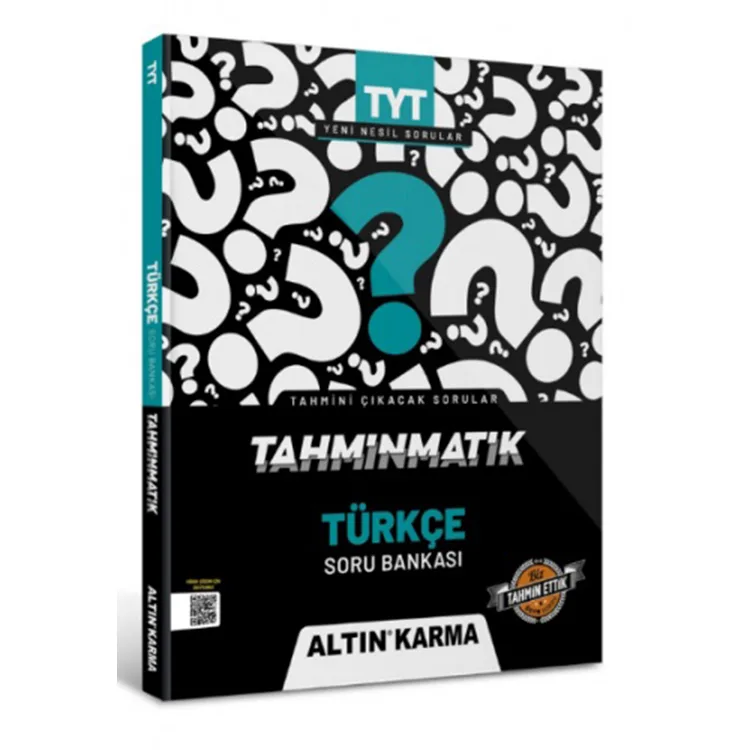 ALTIN KARMA TYT TÜRKÇE TAHMİNMATİK SORU BANKASI