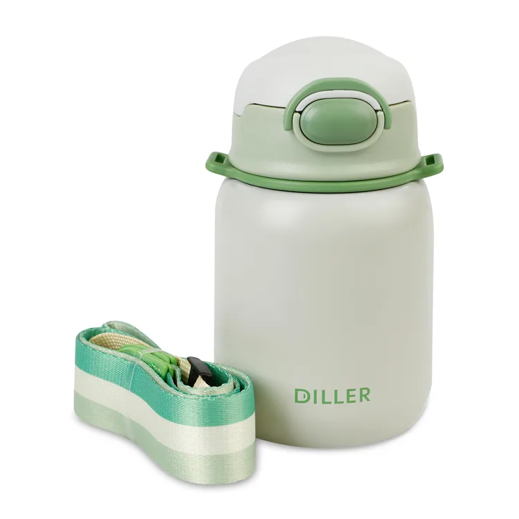 VAGONLİFE DILLER ASKILI PİPETLİ ÇELİK MATARA D8946 420ML