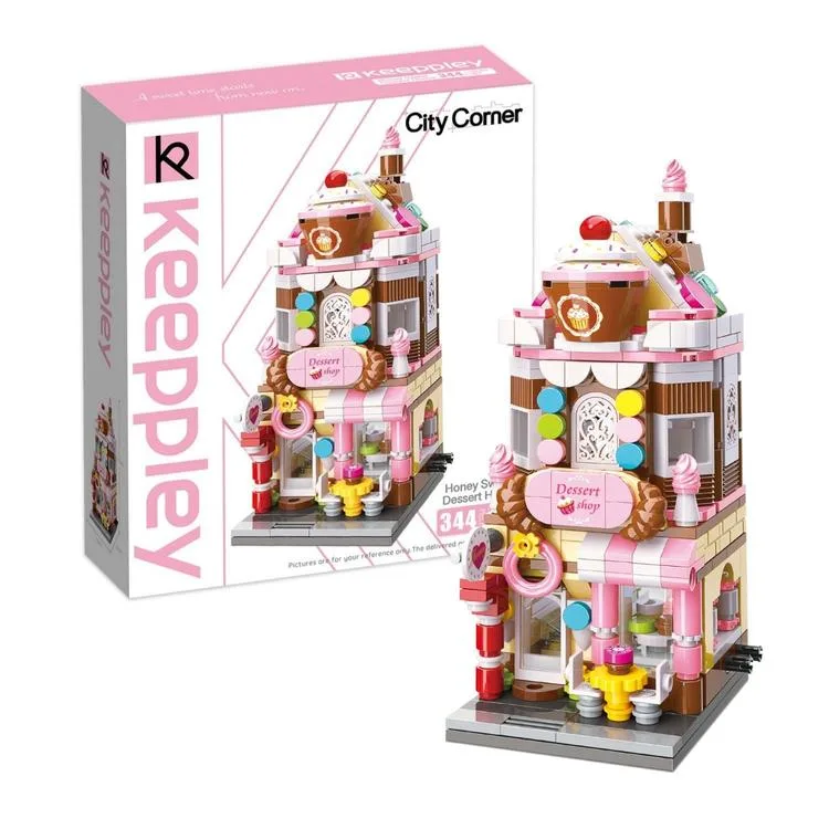 VAGONLIFE KEEPPLEY C0101 TATLI DÜKKANI 344 PARÇA BLOCK OYUNCAK +6