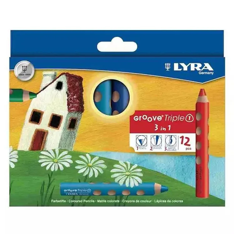 LYRA L3831120 GROOVE TRIPLE ONE 3 IN 1 BOYA KALEMİ 12'Lİ