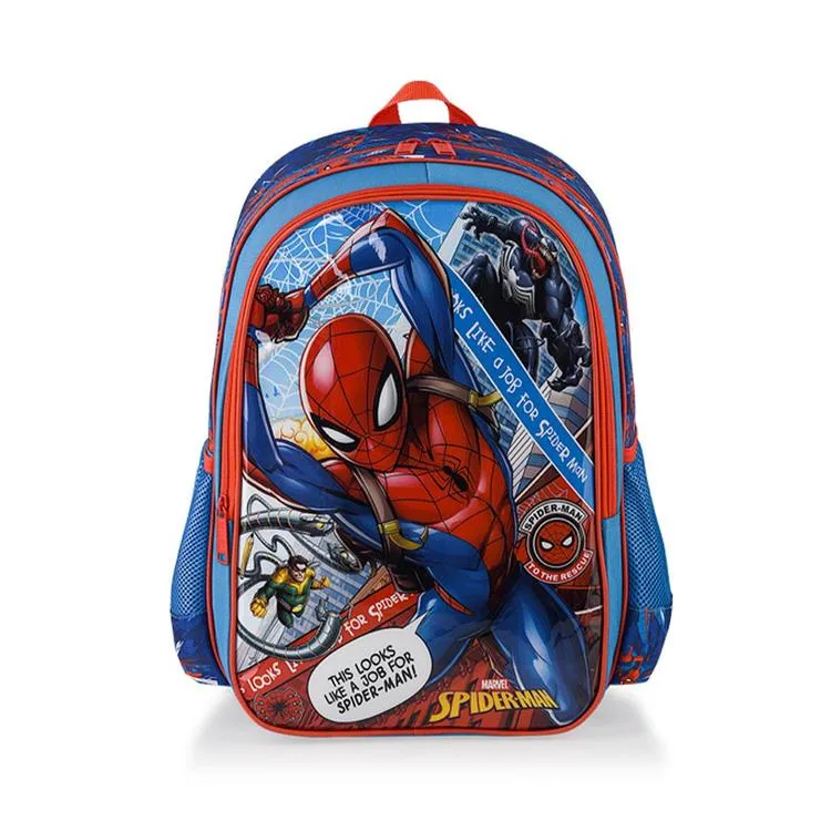 SPIDERMAN 48117 HAWK SAVIOR 2 BÖLMELİ İLKOKUL SIRT ÇANTASI