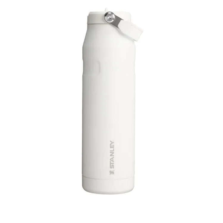 STANLEY 10-12111-064 PİPETLİ THE ICEFLOW BOTTLE FLIP STRAW 1.06 LT. PASLANMAZ ÇELİK TERMOS BEYAZ