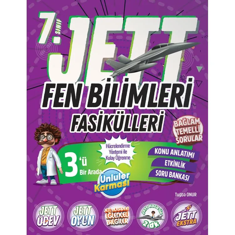 ÜNLÜLER KARMASI 7. SINIF JETT FEN BİLGİLER FASİKÜLLERİ