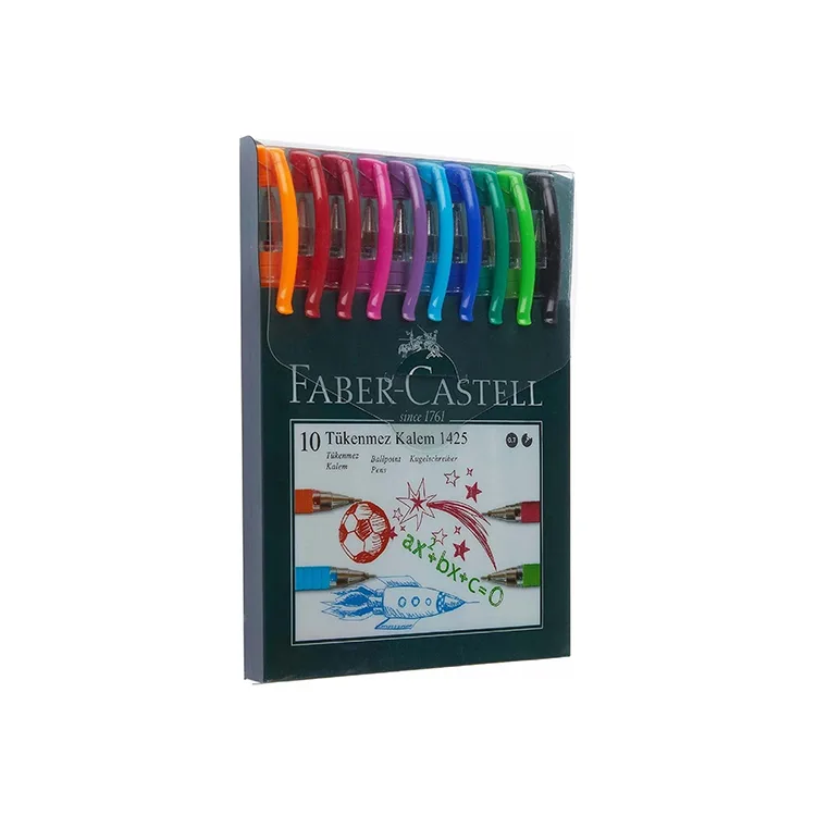 FABER CASTELL TÜKENMEZ KALEM 1425 10 RENK 0.7