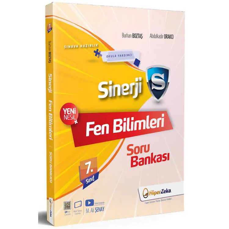HİPER ZEKA 7. SINIF SİNERJİ FEN BİLİMLERİ SORU BANKASI - 2025 MÜFREDAT
