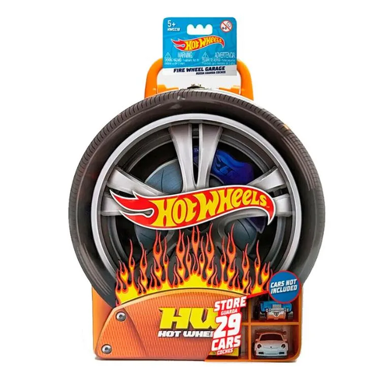 MATTEL HWCC18 HOT WHEELS 29 ARAÇ KAPASİTELİ METAL TAŞIMA VE SAKLAMA ÇANTASI +5
