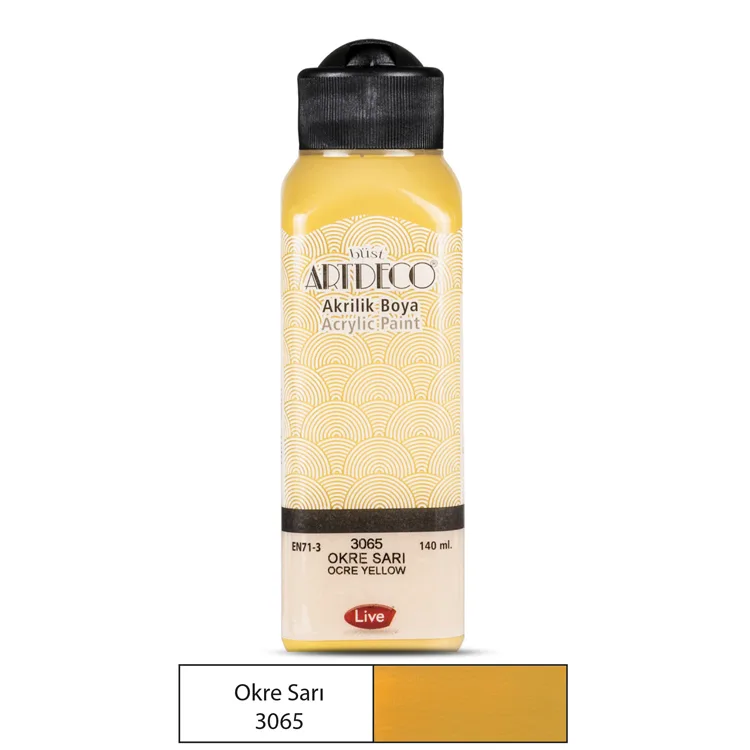ARTDECO AKRİLİK BOYA 140 ML. 3065 OKRE SARI